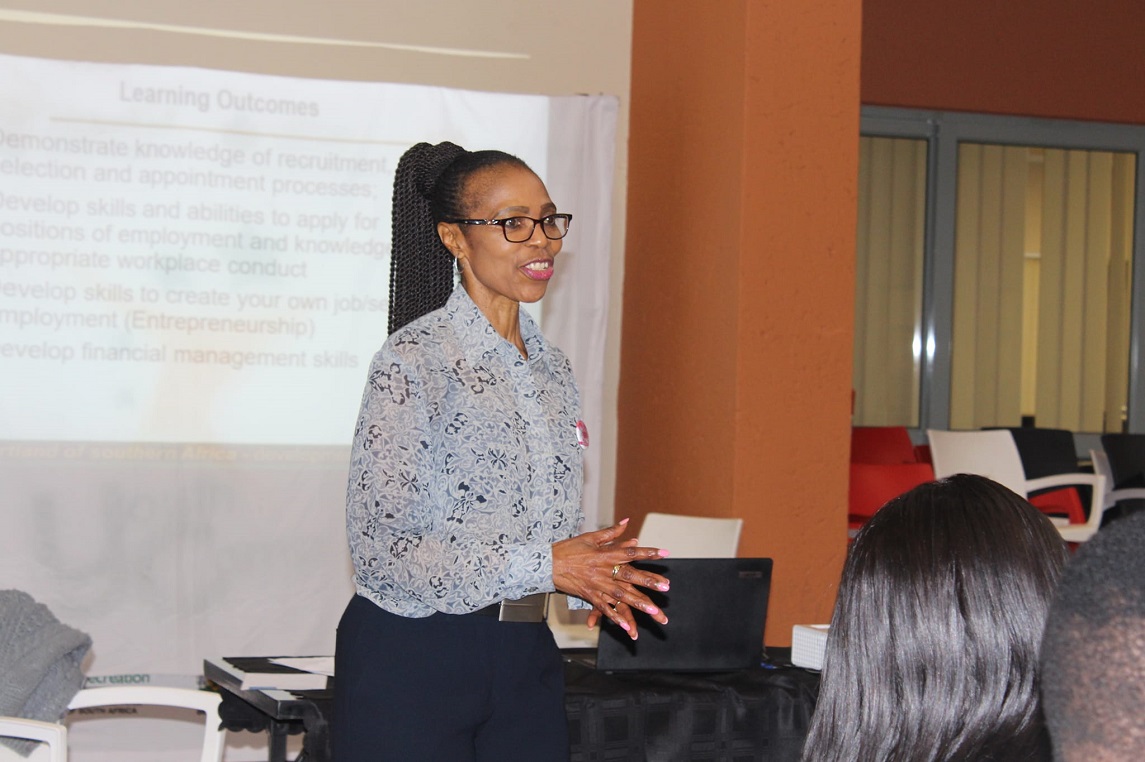 The job readiness workshop for graduate and student interns; equipping them with the skills required for job preparedness on their exit from the internship programme